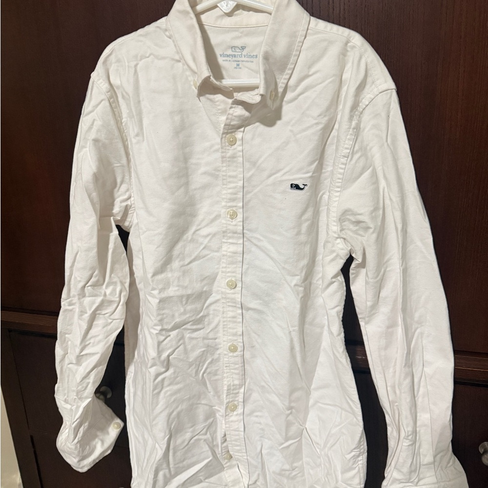 Vineyard Vines Boys White Oxford Buttondown Shirt